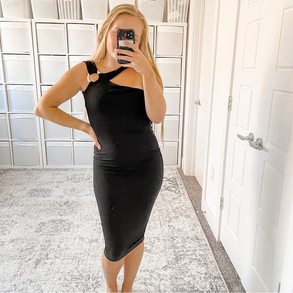 NEW Nookie Alchemy Off Shoulder Midi Dress